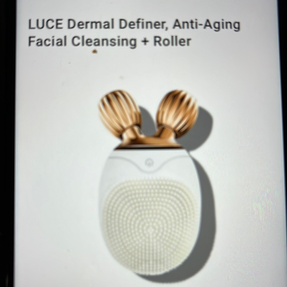 Luxe dermal define are, anti-aging facial cleaner plus roller BNIP